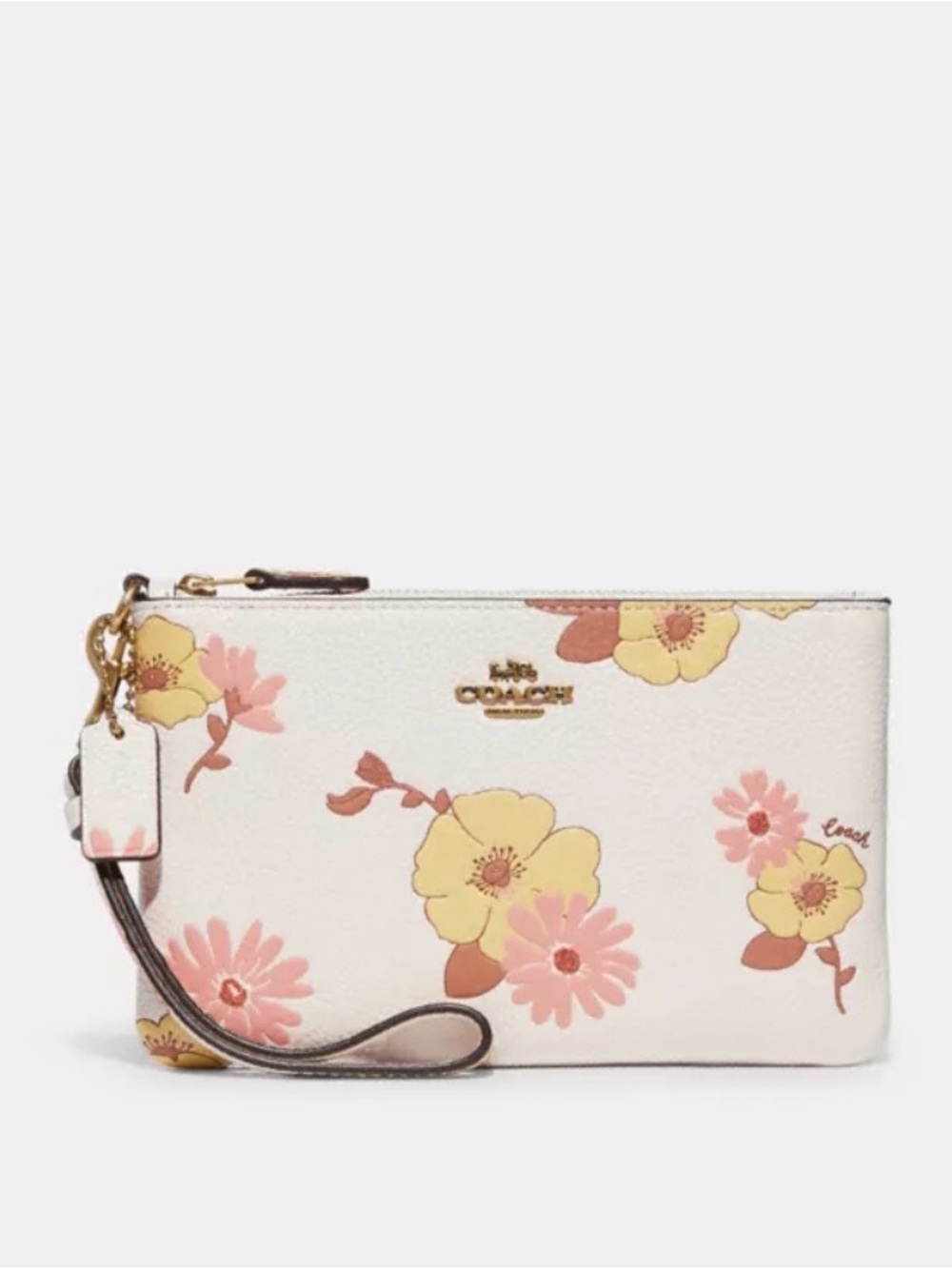COACH FLORAL WRISTLET